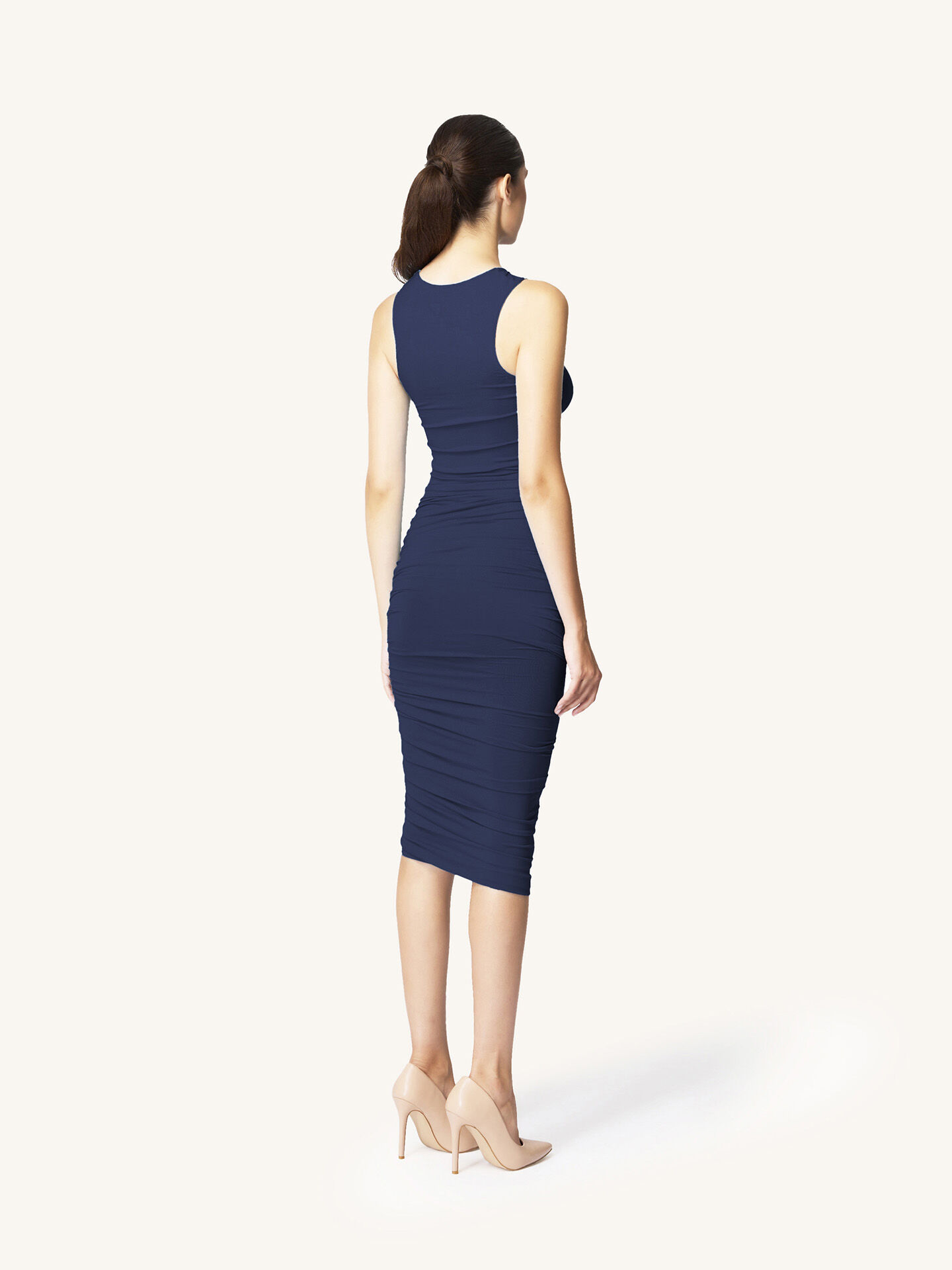 CRESCENT DRAPE DRESS CRESCENT DRAPE DRESS