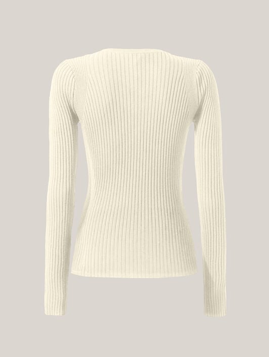 FINE MERINO RIB TOP L. SLEEVES FINE MERINO RIB TOP L. SLEEVES
