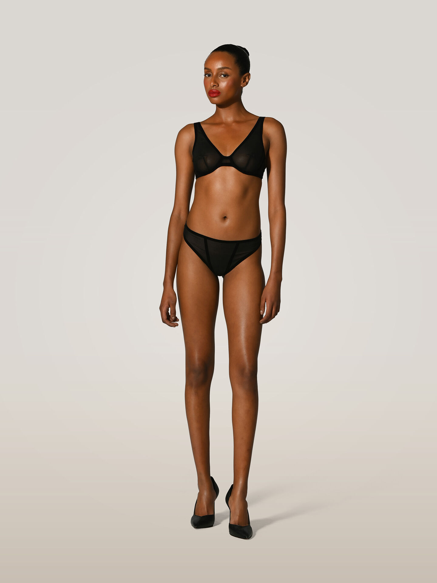 BONDED TO TULLE SKIN BRA