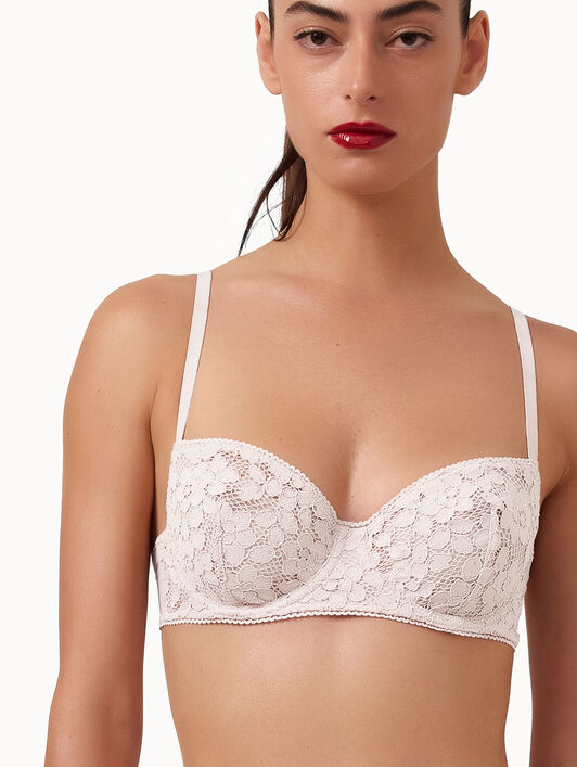 BOLD LACE BANDEAU BRA BOLD LACE BANDEAU BRA