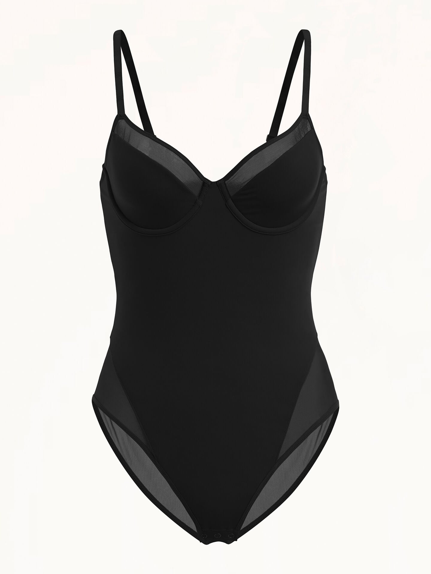SHEER OPAQUE BODYSUIT