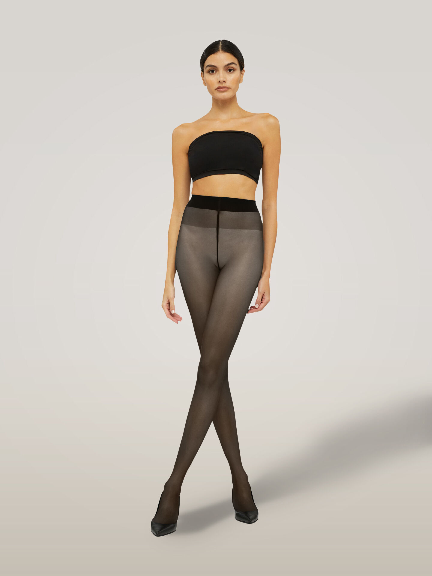 Wolford カシミアシルクタイツ M softcacao SATIN TOUCH 20 TIGHTS in soft cacao | Wolford®