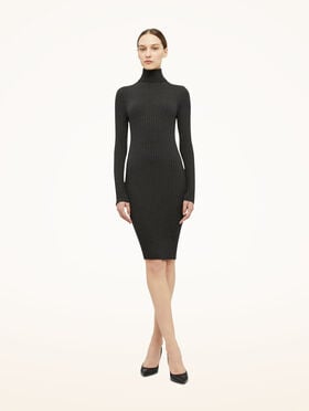 MERINO RIB DRESS
