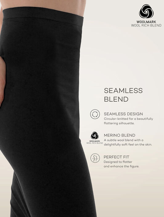 SEAMLESS WOOL SKIRT