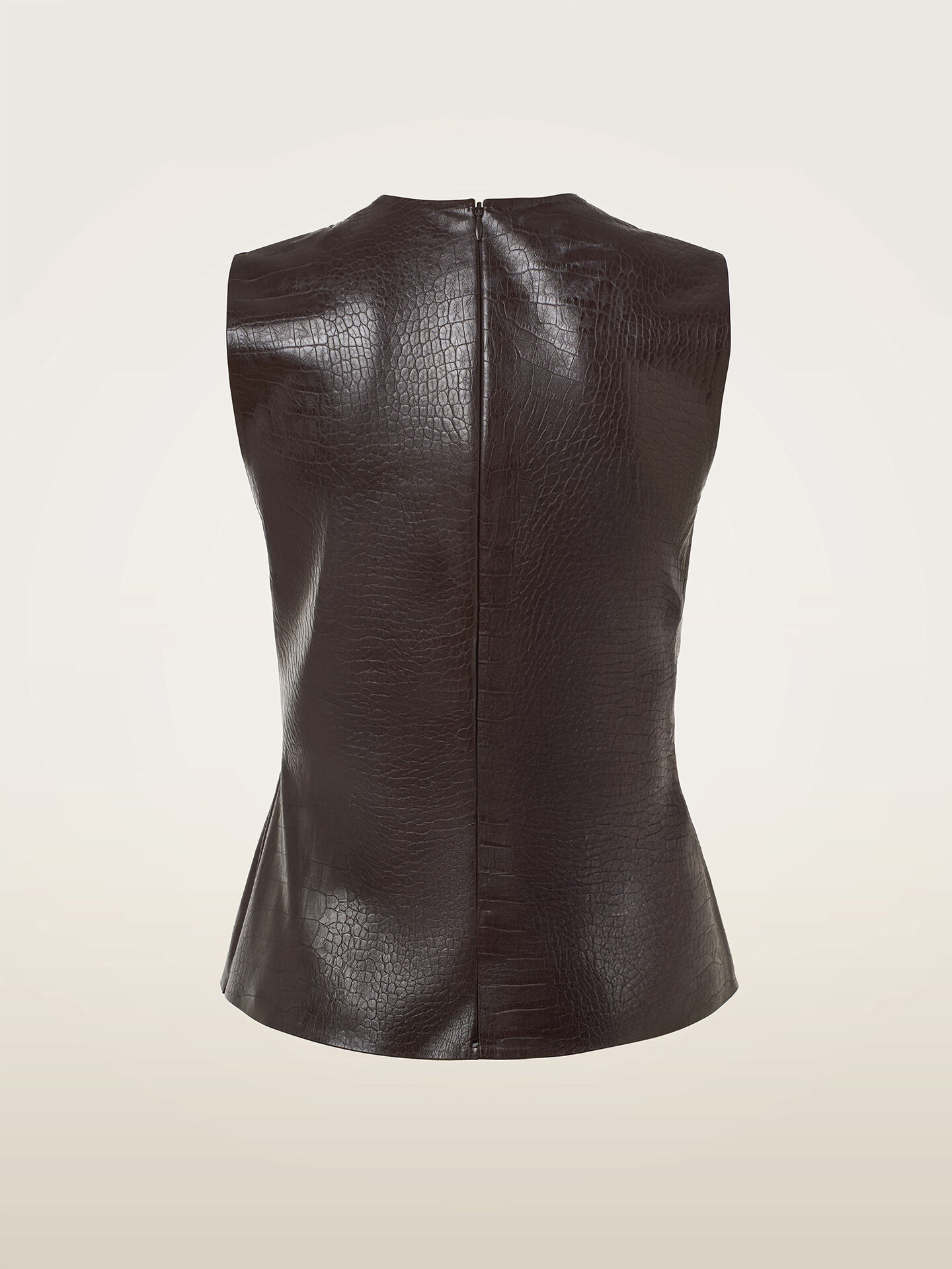 EMBOSSED ALLIGATOR TOP SLEEVELESS EMBOSSED ALLIGATOR TOP SLEEVELESS