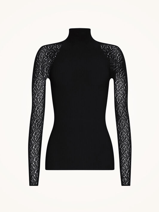 W NET TOP LONG SLEEVES W NET TOP LONG SLEEVES
