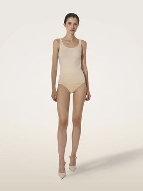 PURE WOOL TOP SLEEVELESS