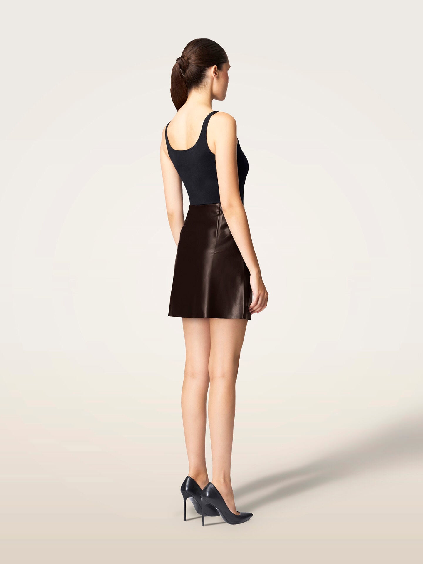 FAUX LEATHER SKIRT FAUX LEATHER SKIRT