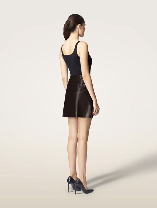 FAUX LEATHER SKIRT FAUX LEATHER SKIRT