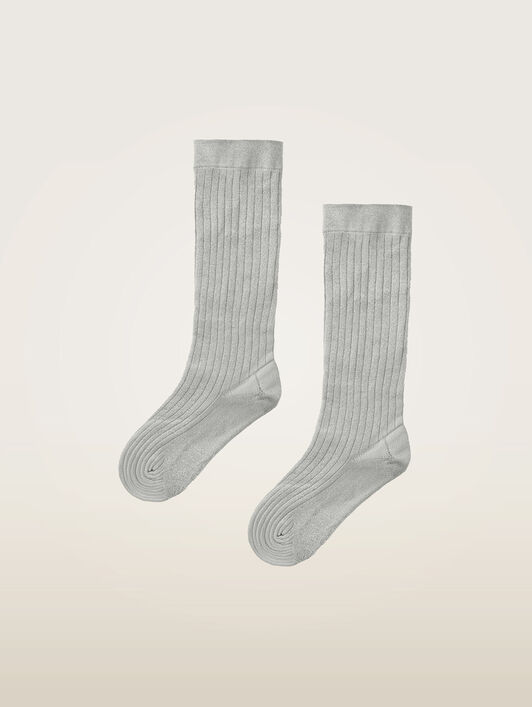 SHIMMER RIB KNEE-HIGHS