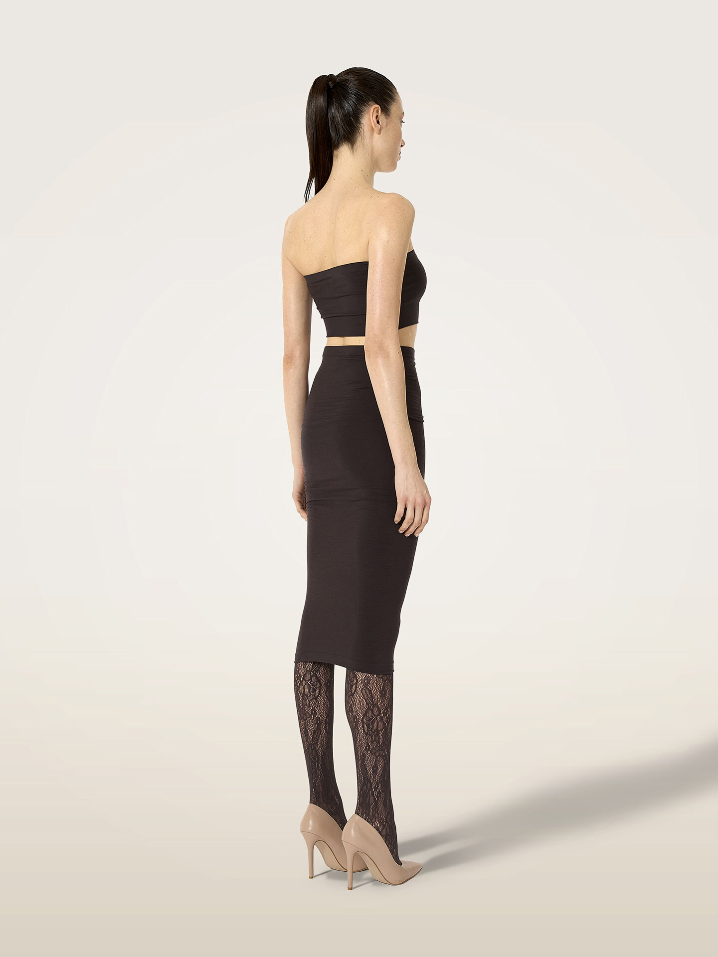 SEAMLESS WOOL SKIRT