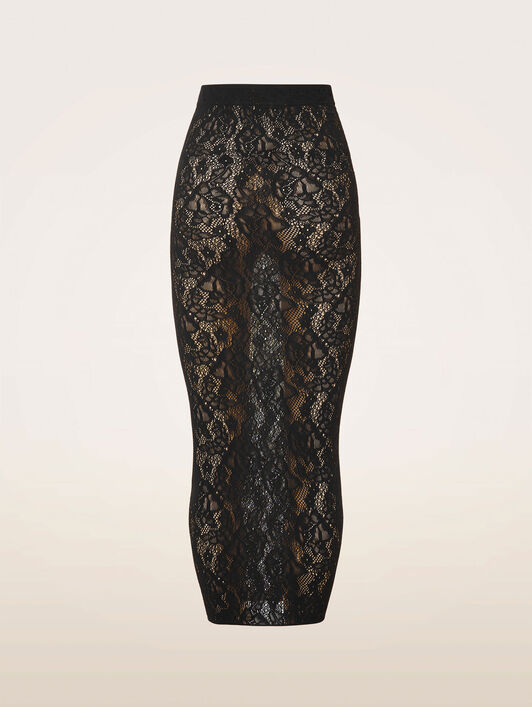 INFINITE ROSE NET SKIRT