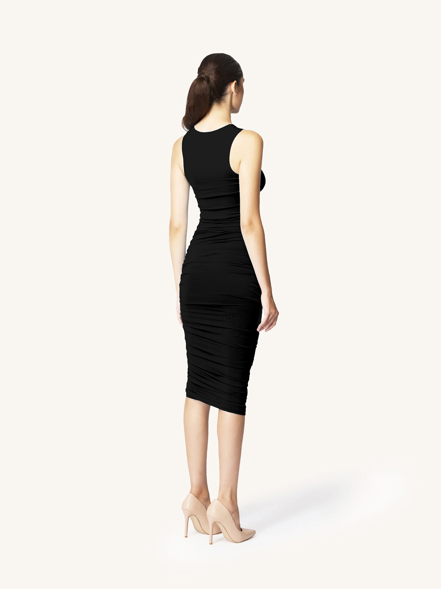 CRESCENT DRAPE DRESS CRESCENT DRAPE DRESS