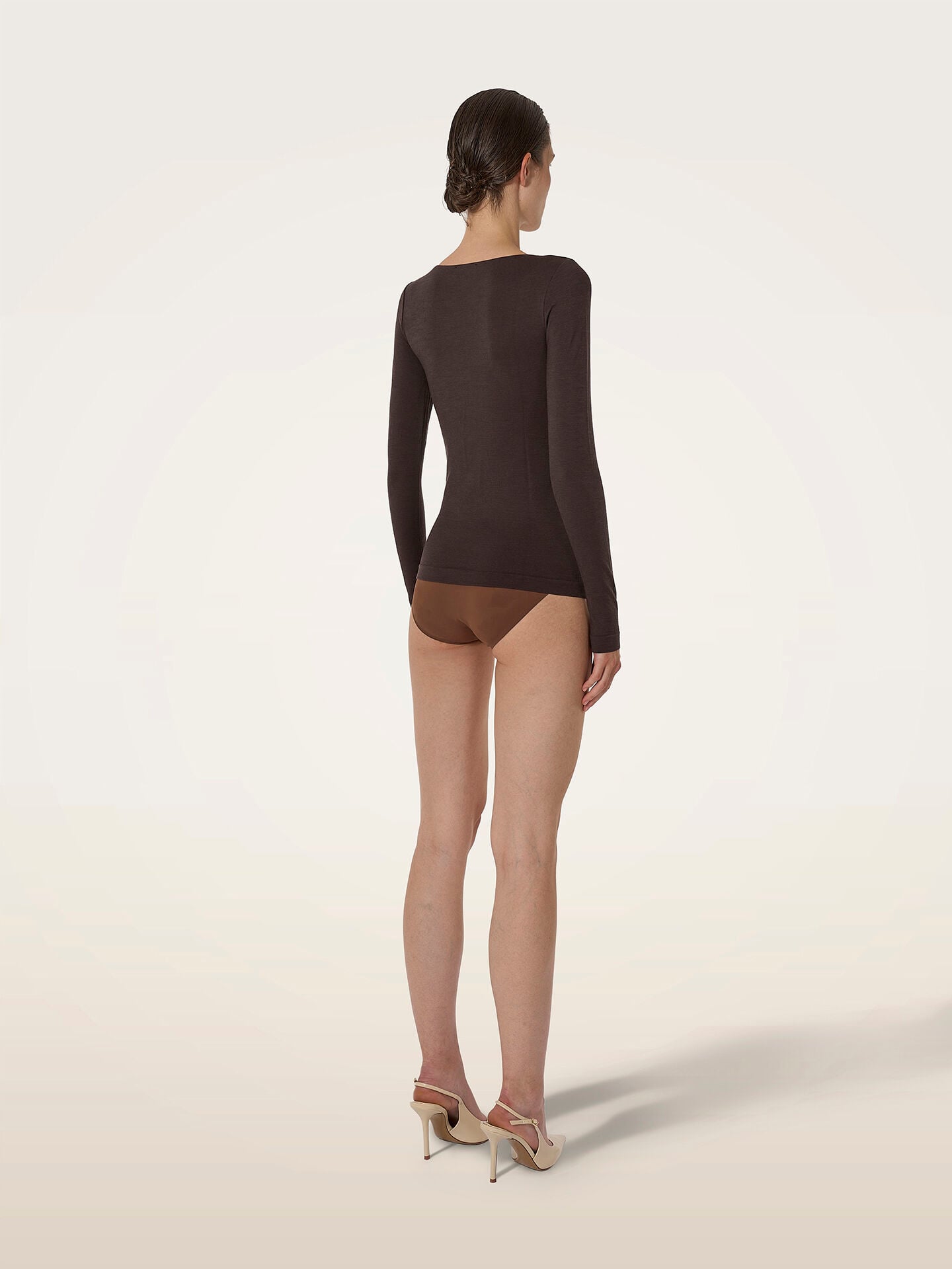 PURE WOOL TOP LONG SLEEVES