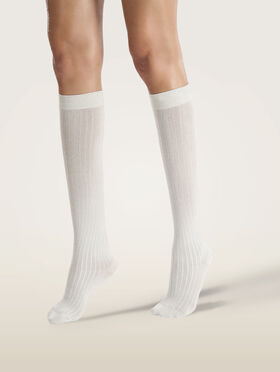 SHIMMER RIB KNEE-HIGHS