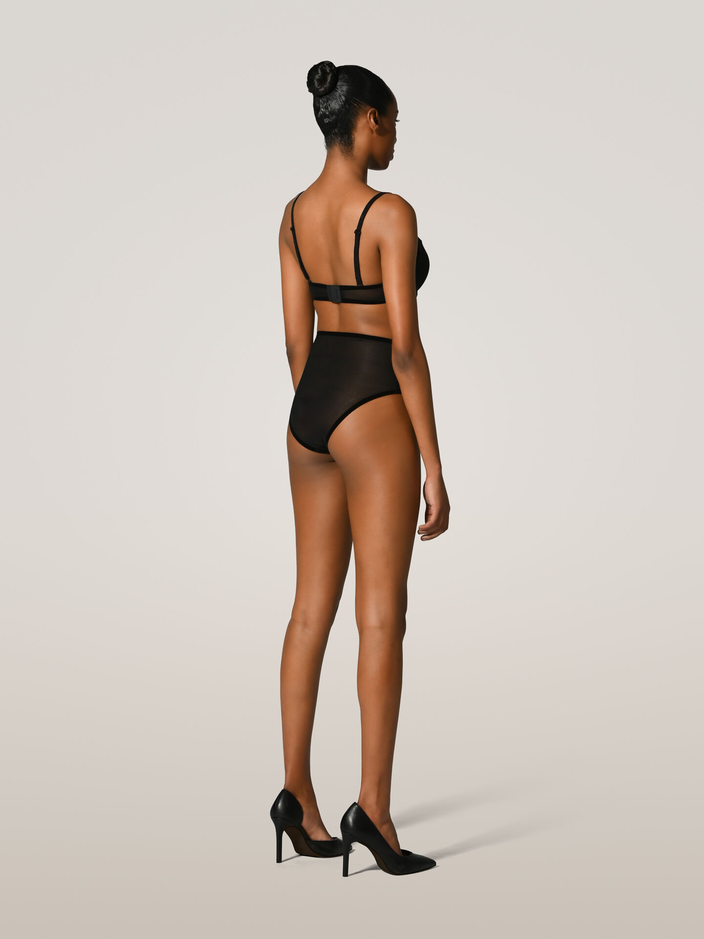 BONDED TO TULLE PUSH-UP BRA