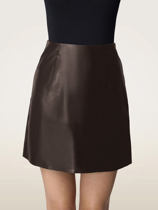 FAUX LEATHER SKIRT FAUX LEATHER SKIRT
