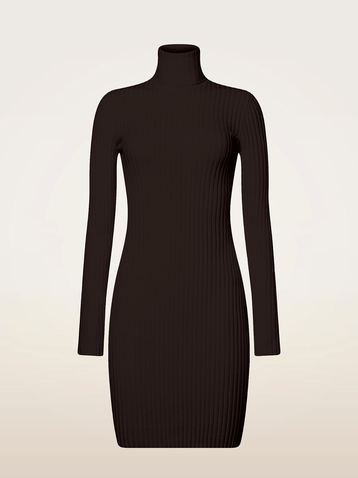 MERINO RIB DRESS