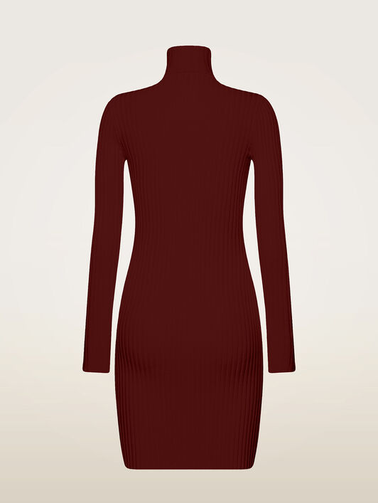 MERINO RIB DRESS