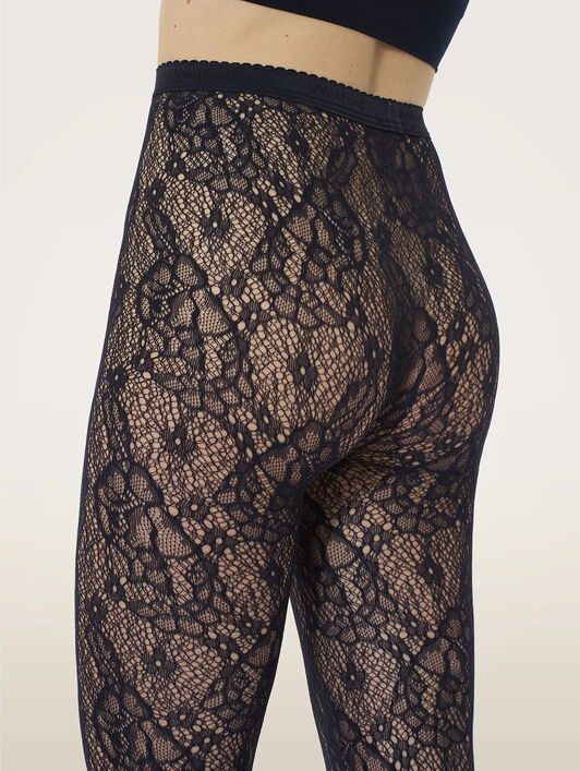 INFINITE ROSE NET TIGHTS