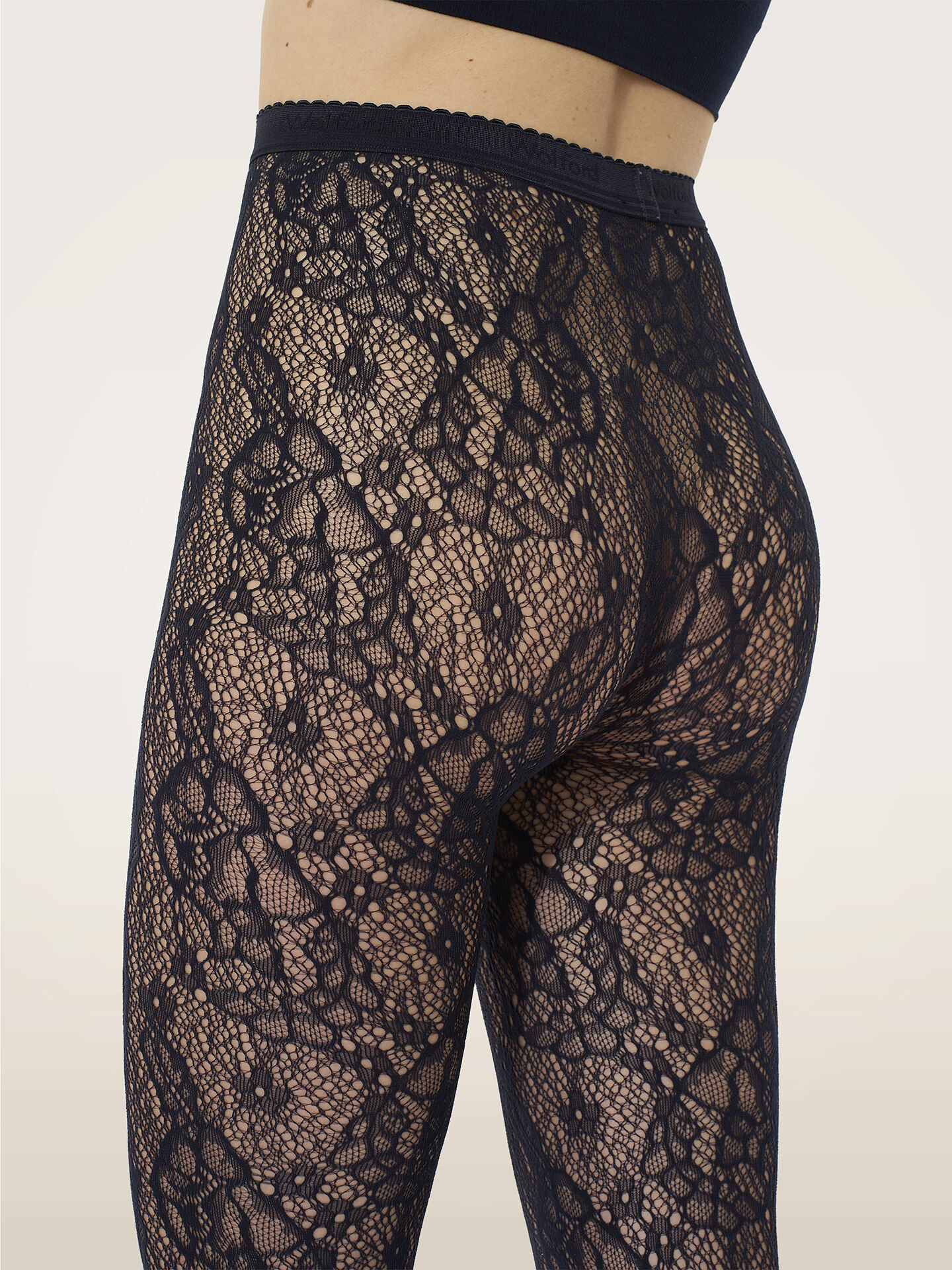 INFINITE ROSE NET TIGHTS
