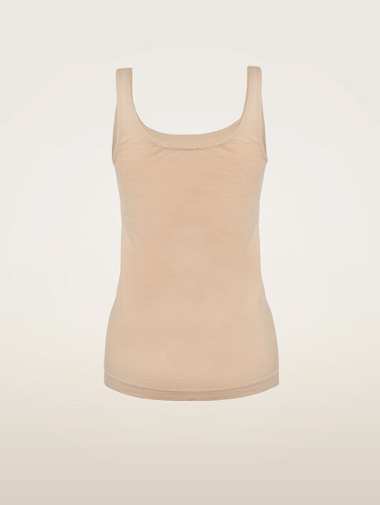 PURE WOOL TOP SLEEVELESS