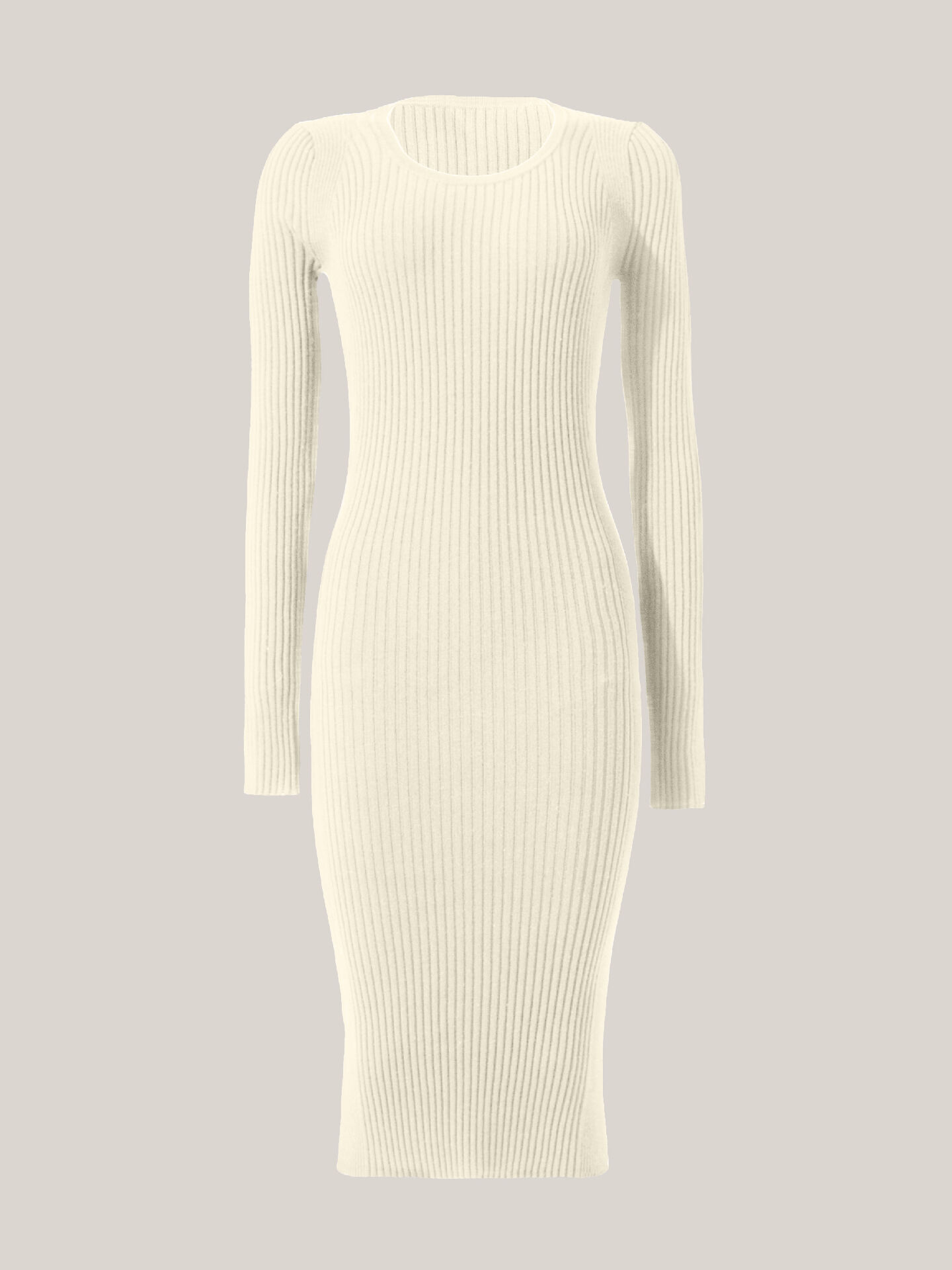 FINE MERINO RIB DRESS FINE MERINO RIB DRESS