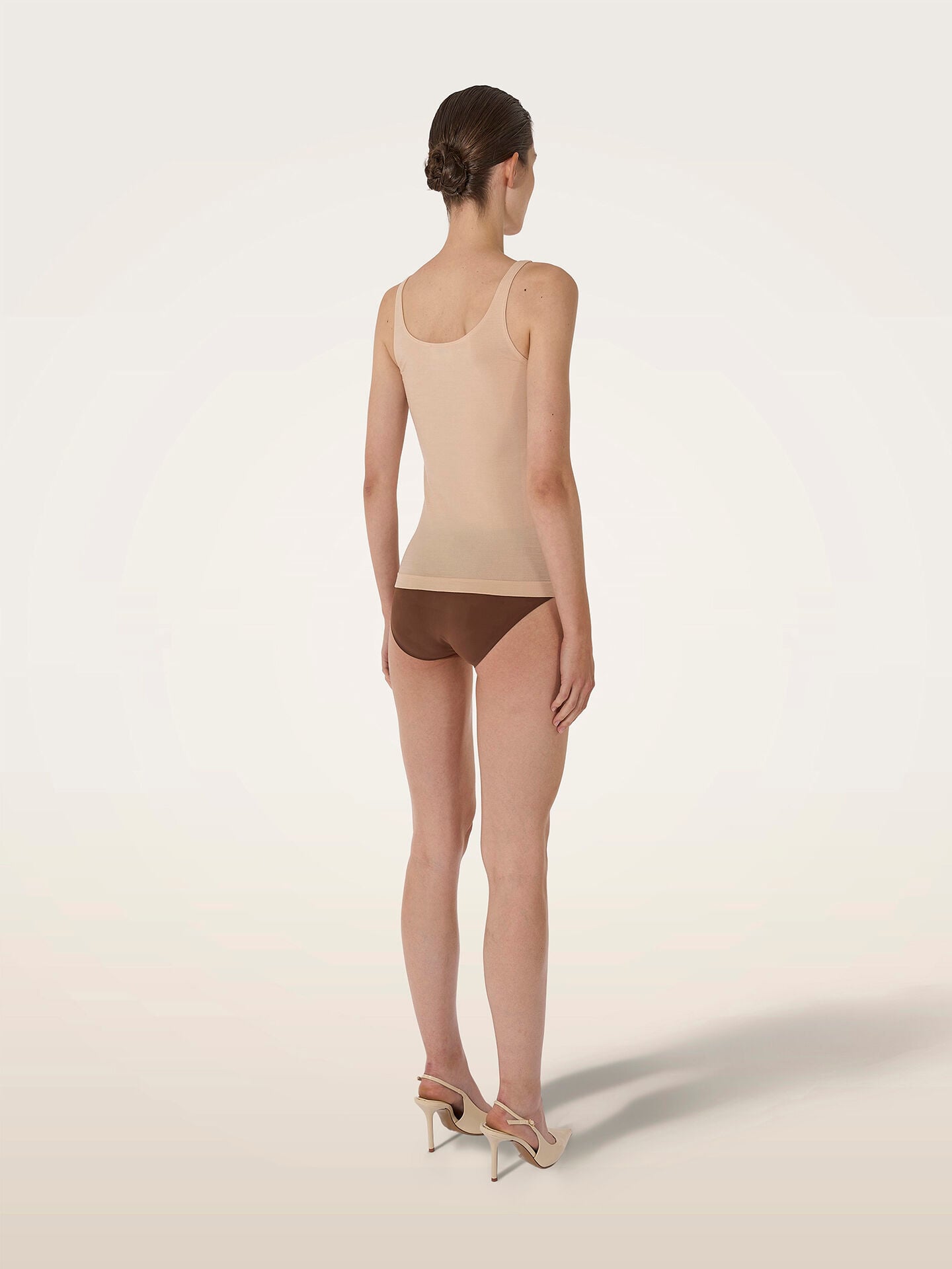 PURE WOOL TOP SLEEVELESS