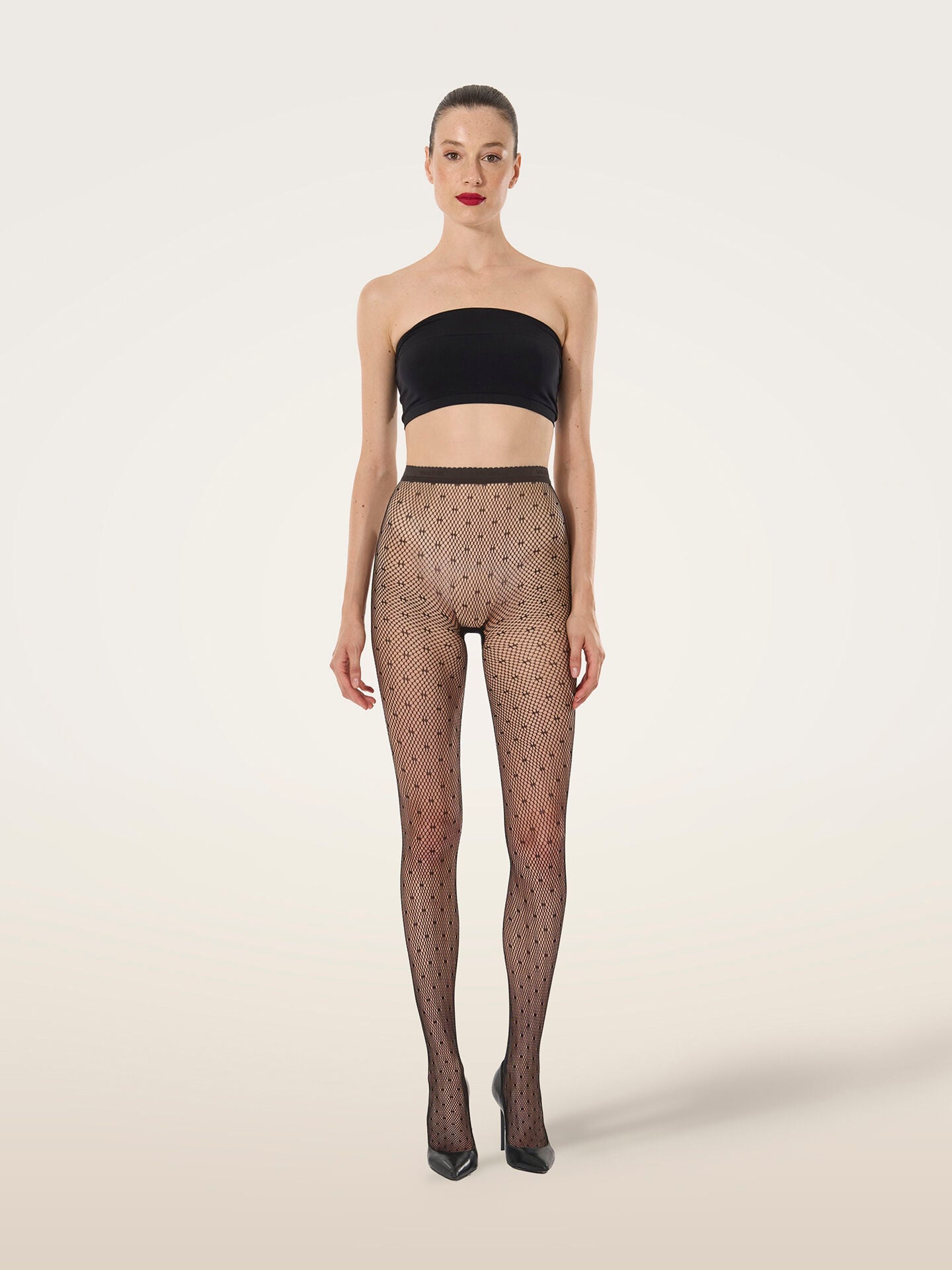 DOTTED NET TIGHTS