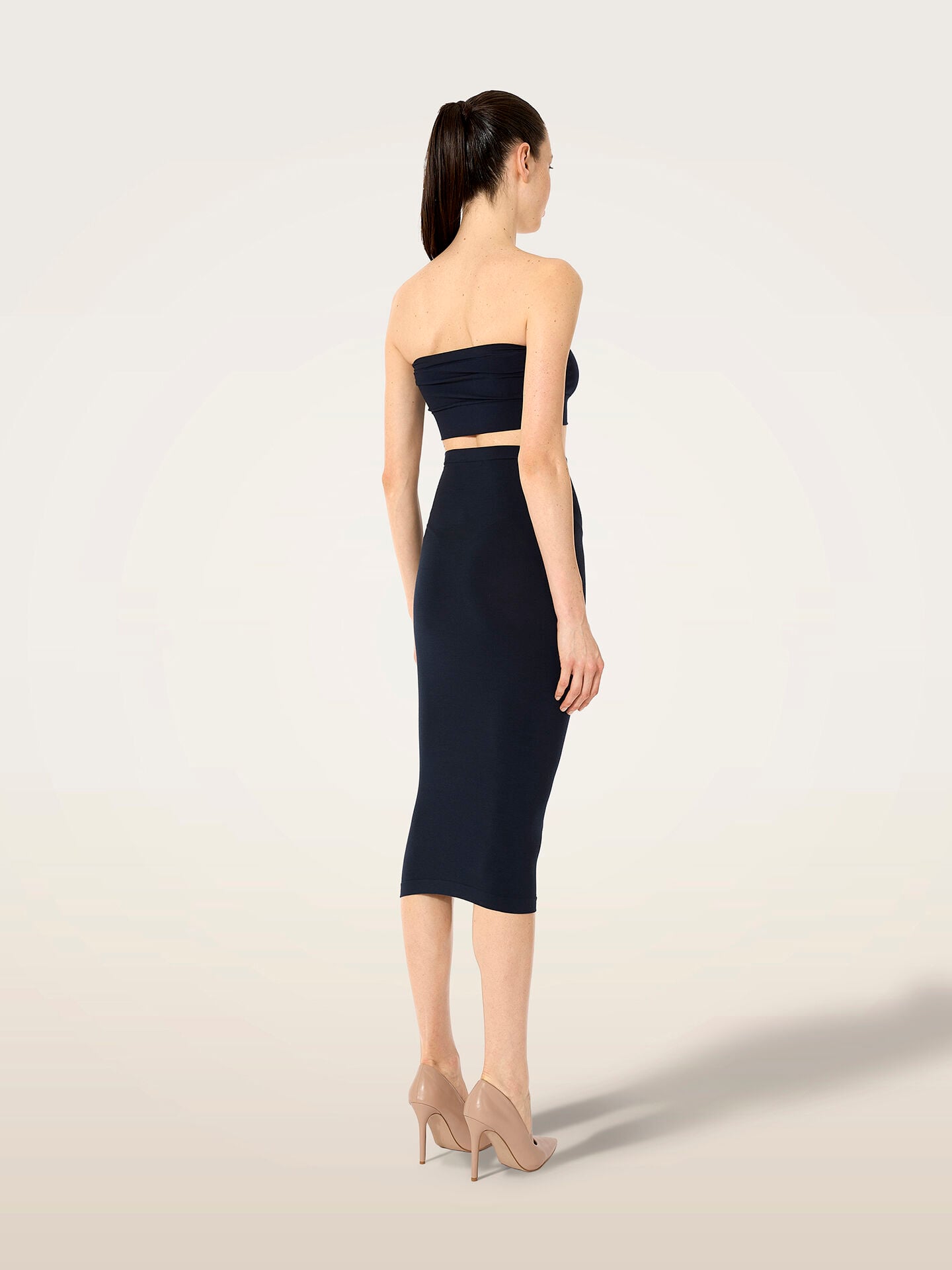 SEAMLESS WOOL SKIRT