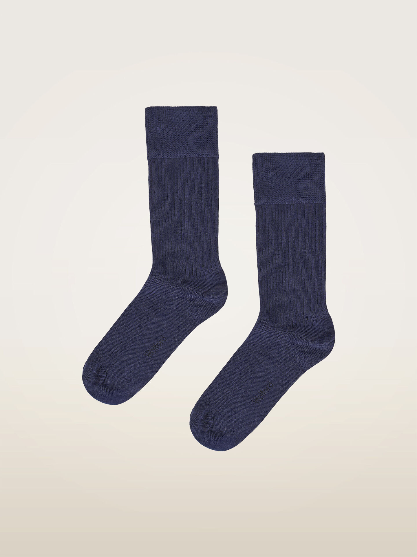 RIBBED STRETCH COTTON SOCKS