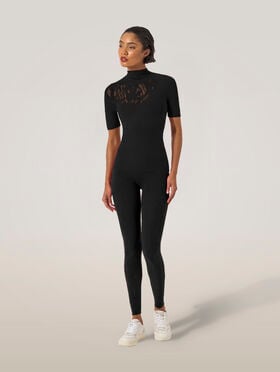 ROSE NET TOP SHORT SLEEVES