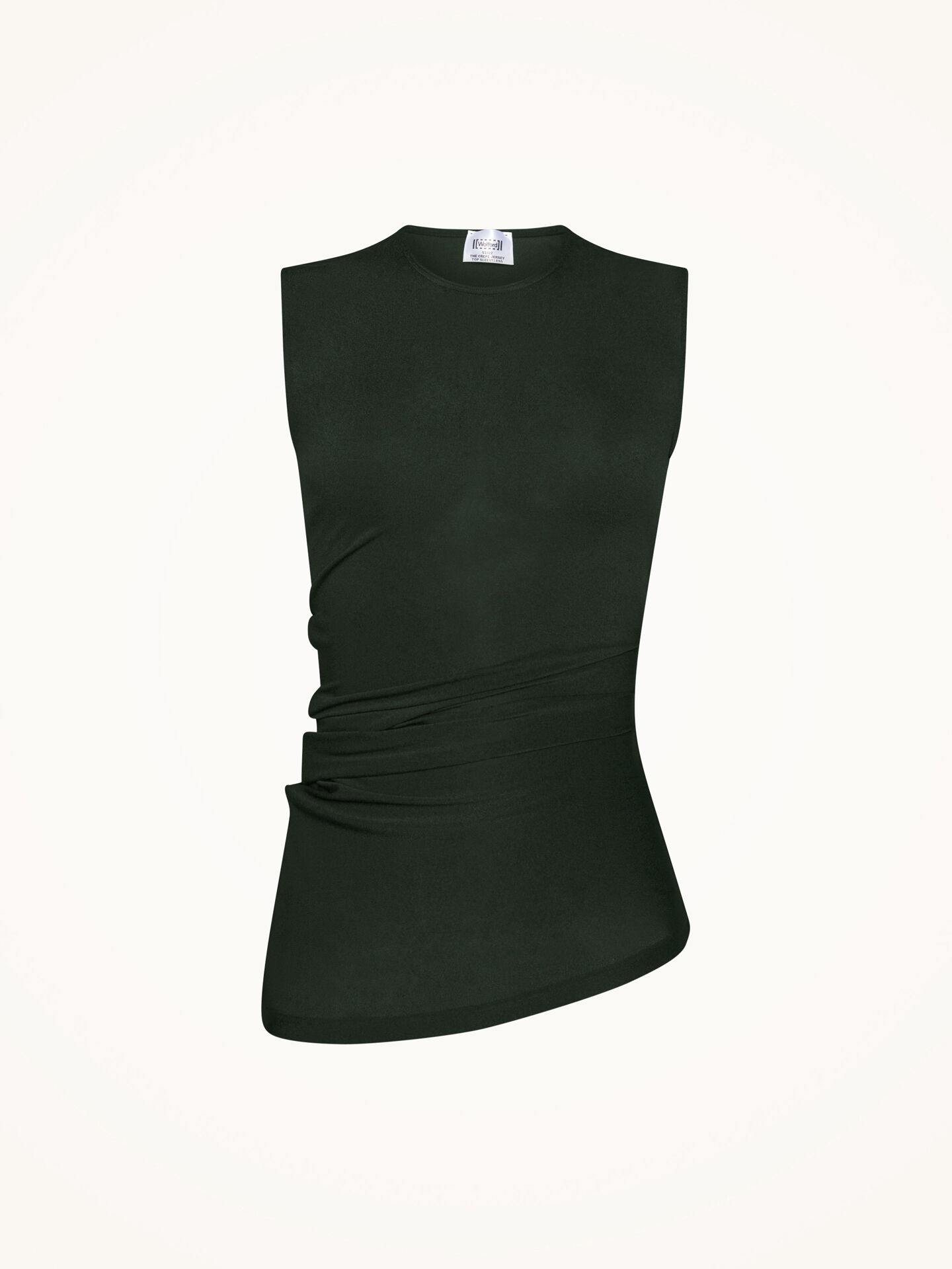 THE CREPE JERSEY TOP SLEEVELES THE CREPE JERSEY TOP SLEEVELES