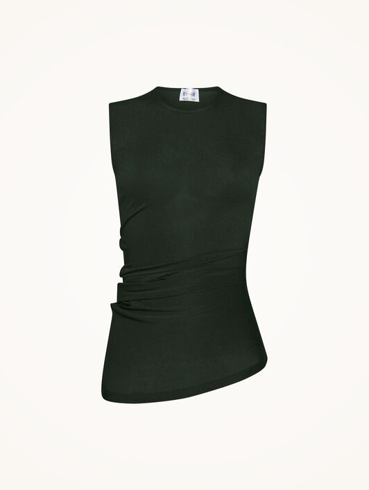 THE CREPE JERSEY TOP SLEEVELES THE CREPE JERSEY TOP SLEEVELES